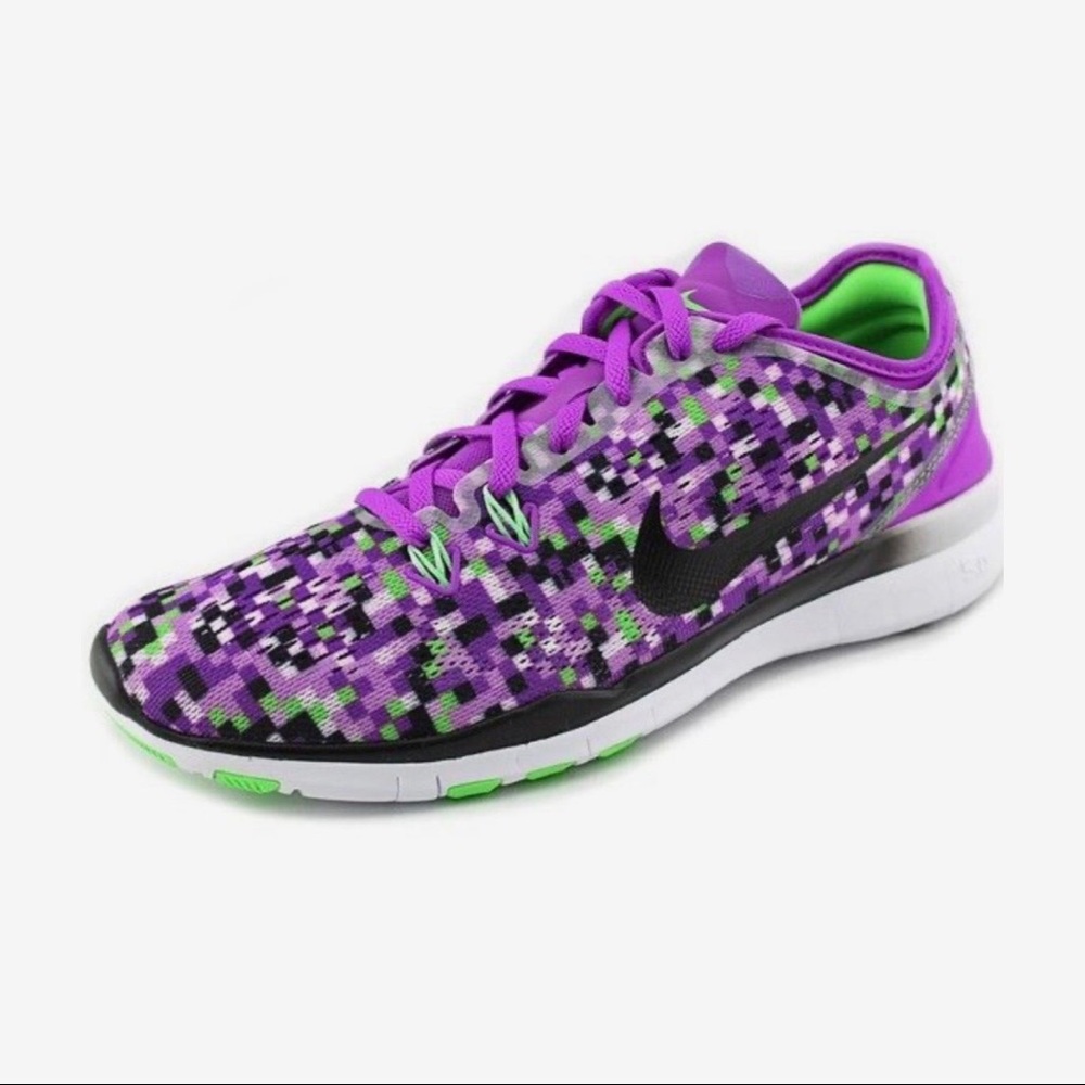 Nike Free 5.0 Women Purple Running Shoes Size 9.5